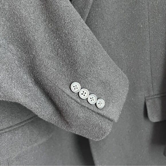 Jos. A. BANK Mens Black 100% CAMELHAIR Lined Blazer Jacket size 42LG - Picture 5 of 13